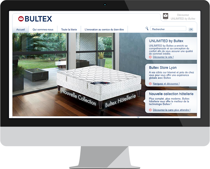 Capture écran du site Bultex
